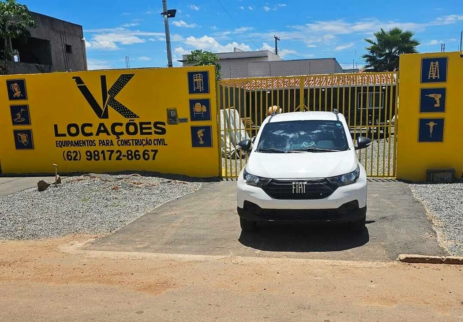 Sede da VK Locações em Uruaçu-GO